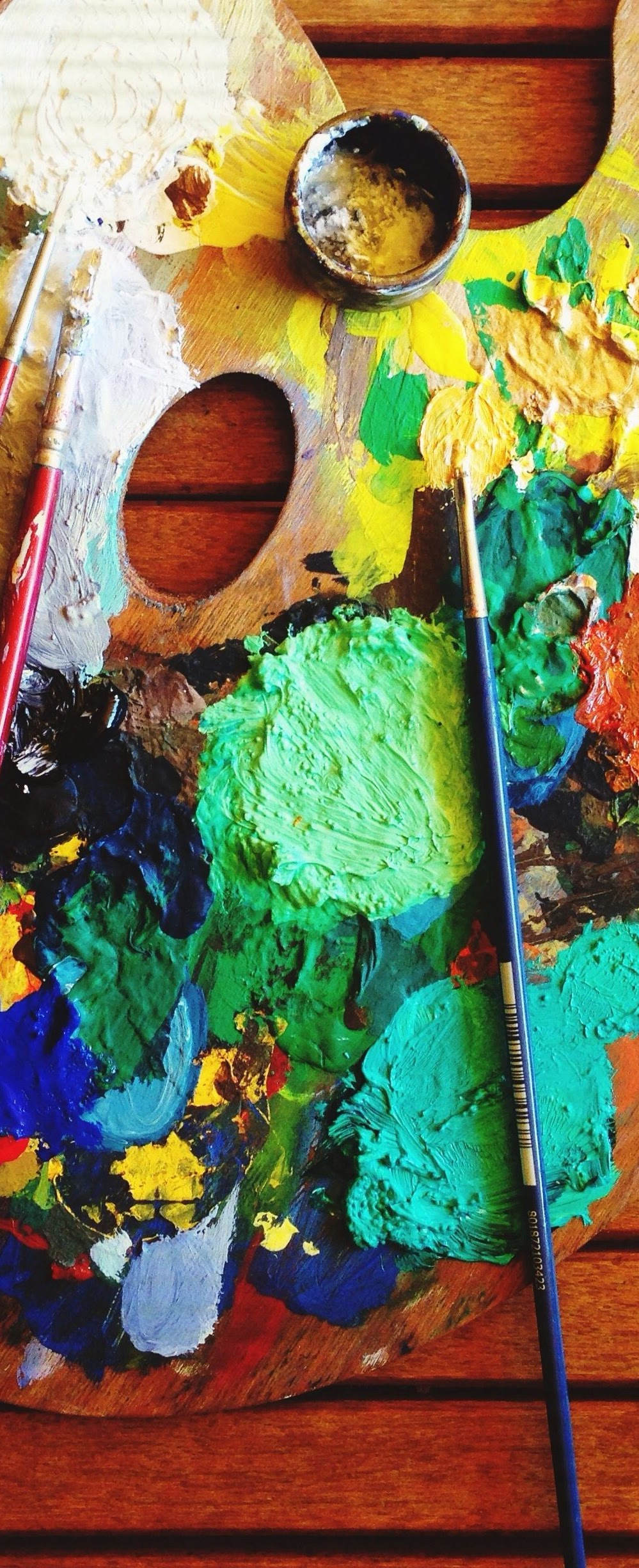 A painter's oil paletter
