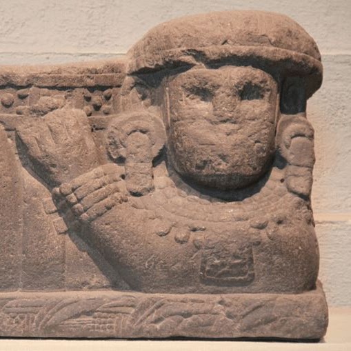 A photo of a carved sculpture