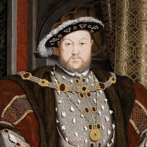 A painted portrait of Henry VIII