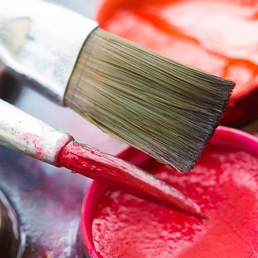 Paintbrushes and paimt