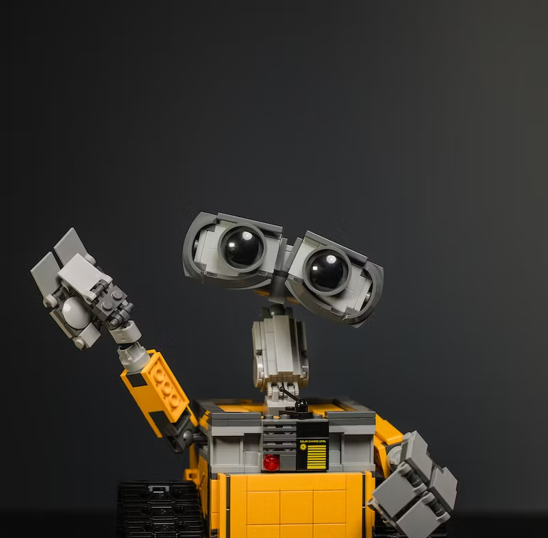 A robot waving its arm
