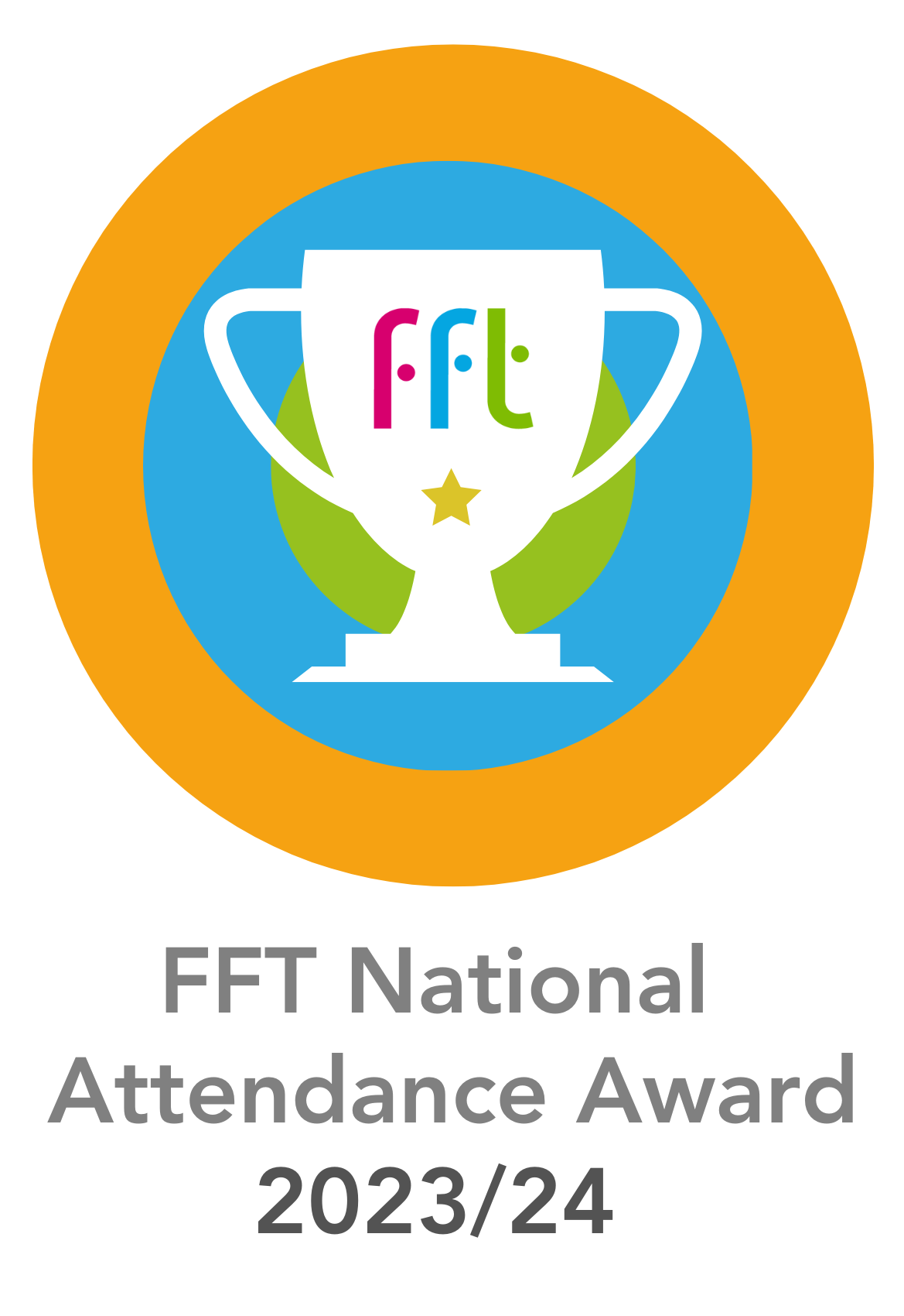 FFT National Attendance Award Certificate